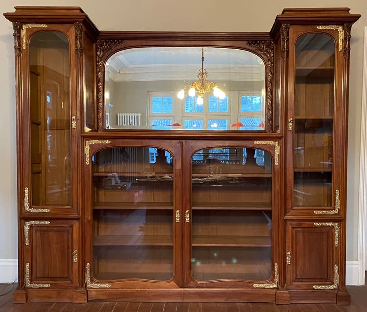 Libreria con vetrina Art Nouveau 
