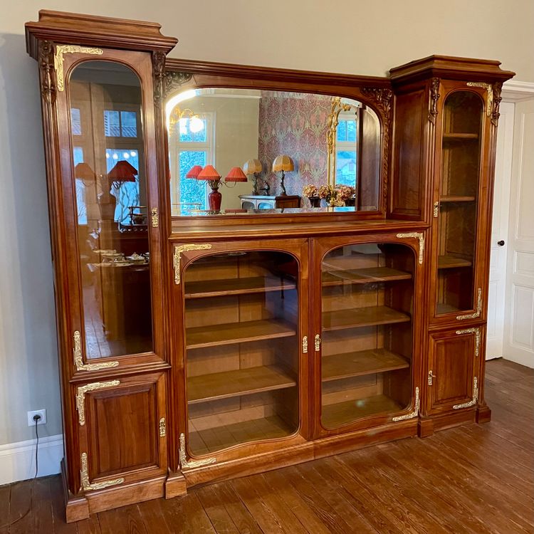 Libreria con vetrina Art Nouveau 