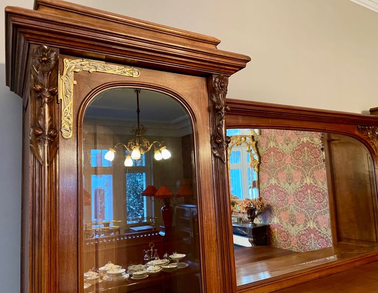 Libreria con vetrina Art Nouveau 