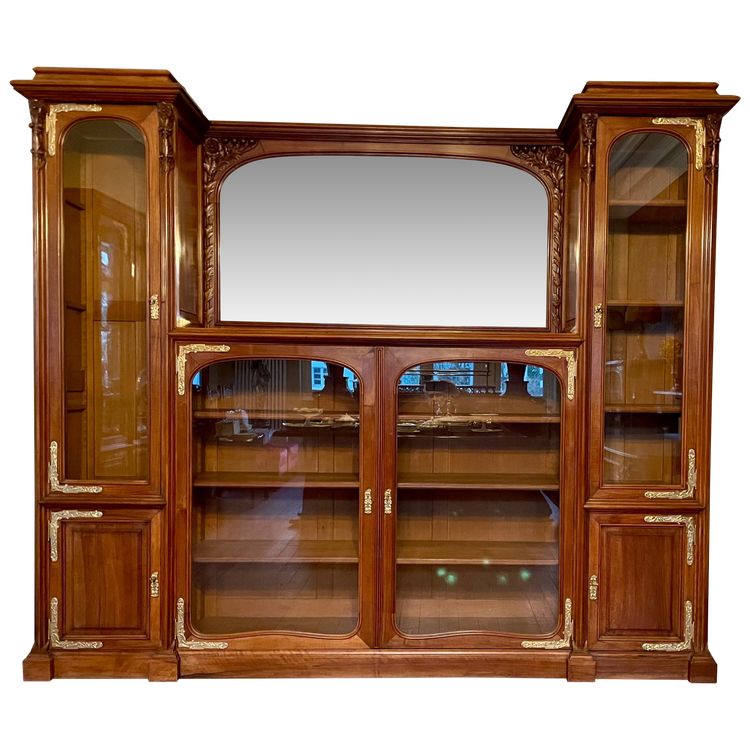 Libreria con vetrina Art Nouveau 