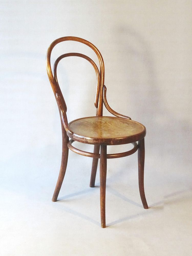 Sedia da bistrot n. 14 seduta in legno Thonet - 1890 -