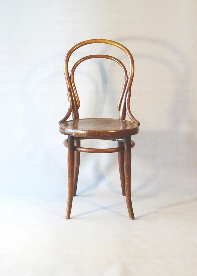 Sedia da bistrot n. 14 seduta in legno Thonet - 1890 -