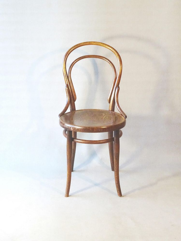 Sedia da bistrot n. 14 seduta in legno Thonet - 1890 -