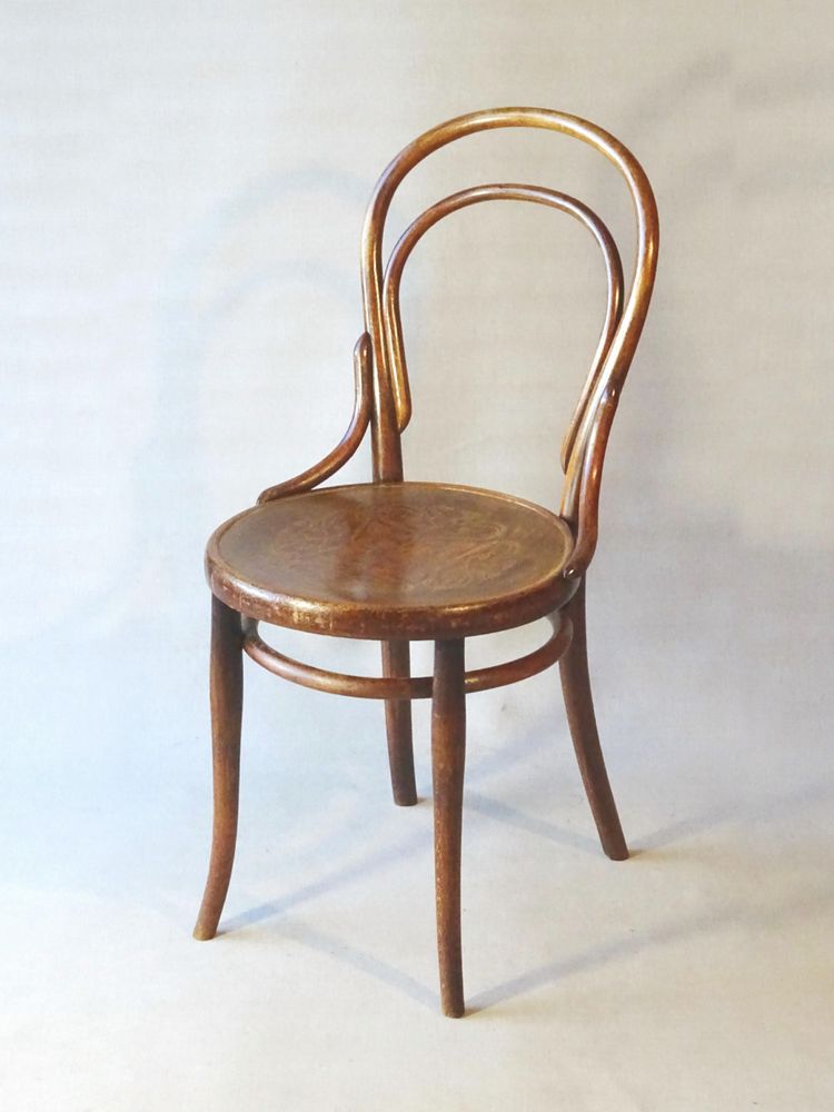 Sedia da bistrot n. 14 seduta in legno Thonet - 1890 -