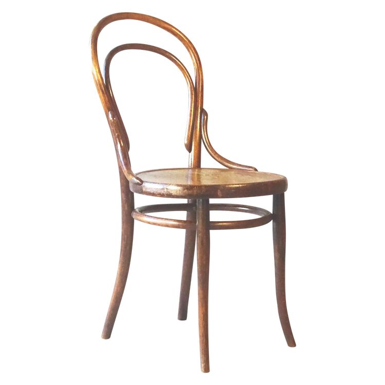Sedia da bistrot n. 14 seduta in legno Thonet - 1890 -