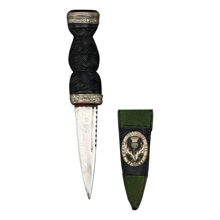 COLTELLO chiamato Sgian Dubh - Scozia - Inizio XX secolo