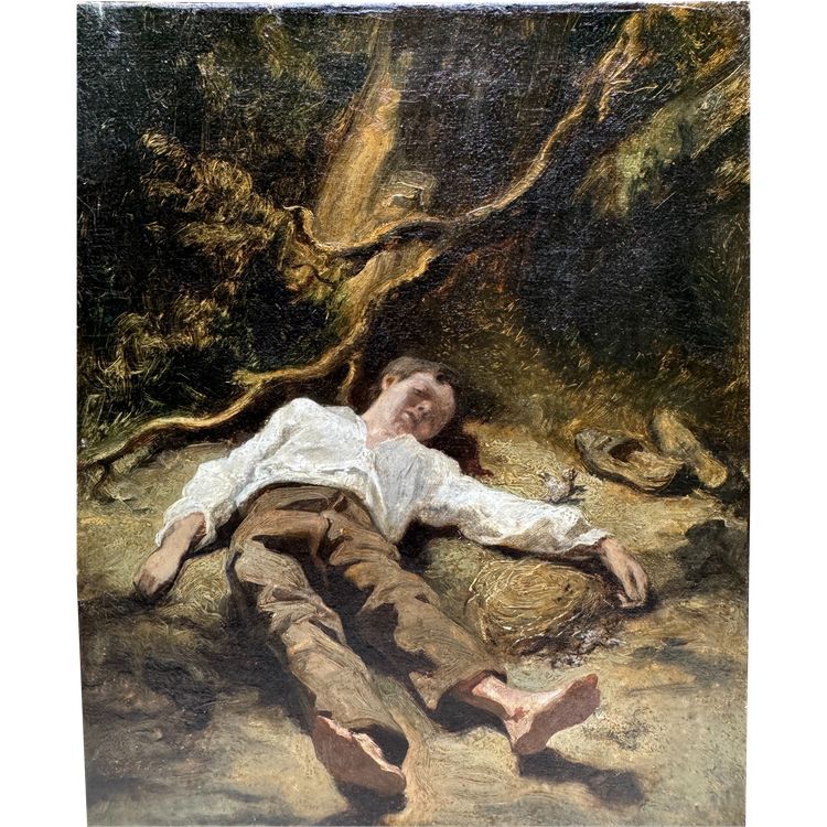 Nicolas-françois-octave Tassaert (1800–1874) - Il cercatore di uccelli, prima del 1854