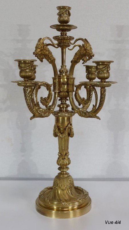  Important Candelabra in Bronze - 2nd half XIXth