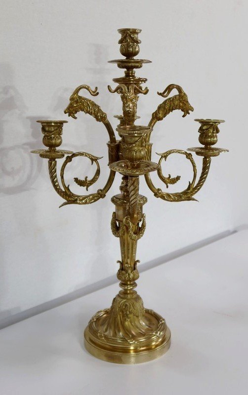  Important Candelabra in Bronze - 2nd half XIXth