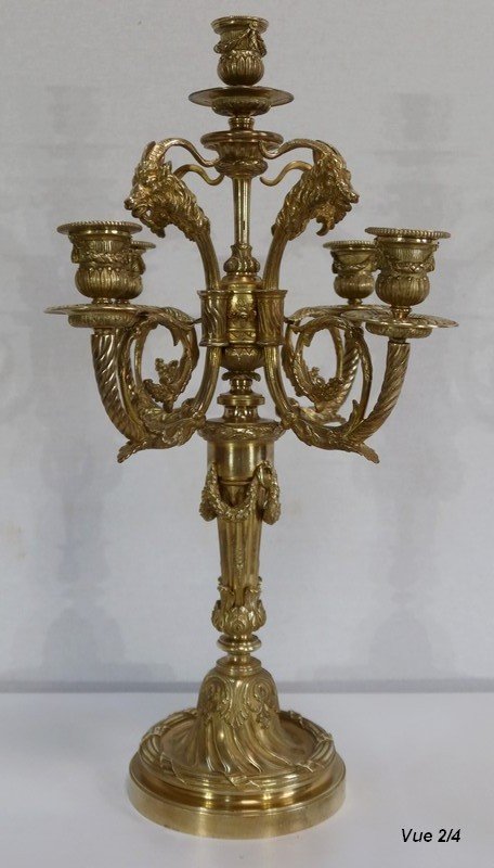  Important Candelabra in Bronze - 2nd half XIXth