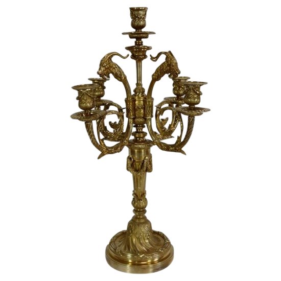  Important Candelabra in Bronze - 2nd half XIXth
