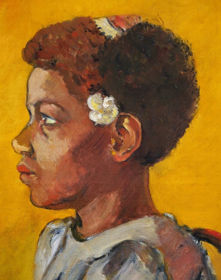 Theo MEIER, Iti Tavini (Porträt einer Tahiti- oder Marquesas-Frau)