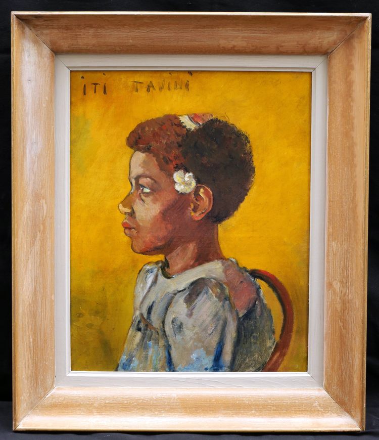 Theo MEIER, Iti Tavini (Porträt einer Tahiti- oder Marquesas-Frau)