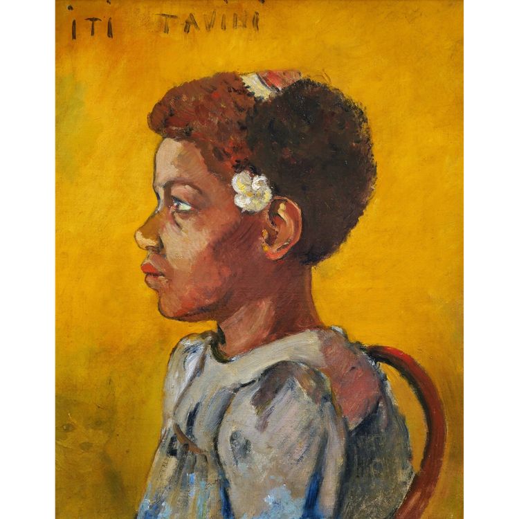 Theo MEIER, Iti Tavini (Porträt einer Tahiti- oder Marquesas-Frau)