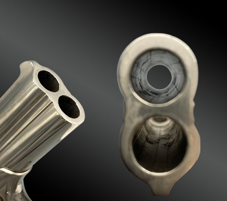PISTOLA Remington Double Deringer, 3° modello; con custodia. Stati Uniti - XIX secolo