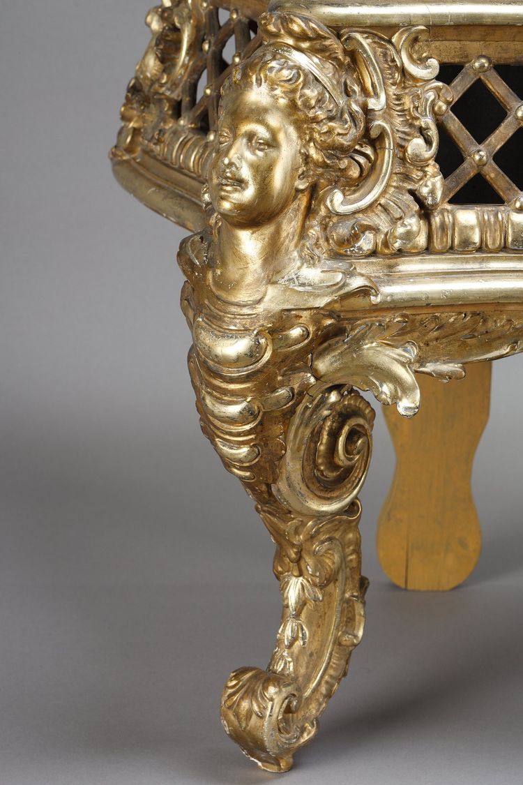 CARVED AND GILDED WOOD JARDINIÈRE, LOUIS XV STYLE