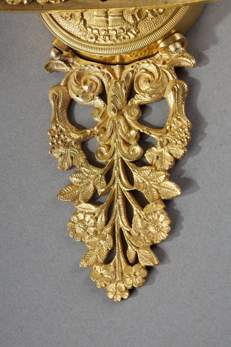 PAIR OF RESTAURATION-PERIOD ORMOLU SCONCES