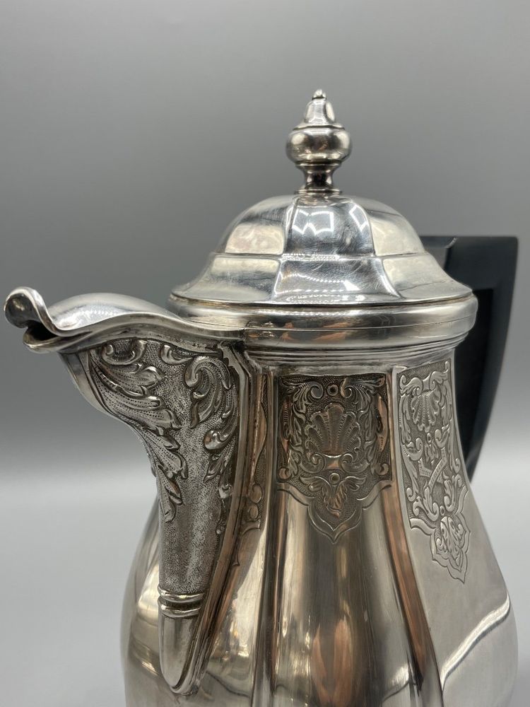 Regency Style Solid Silver Coffee Service