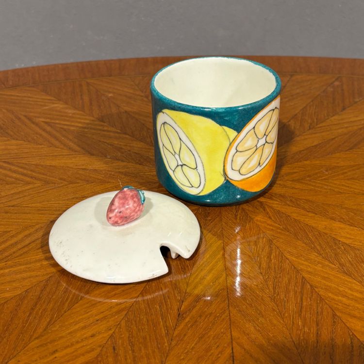 Ernestine Sugar Bowl Mid-Century Italian