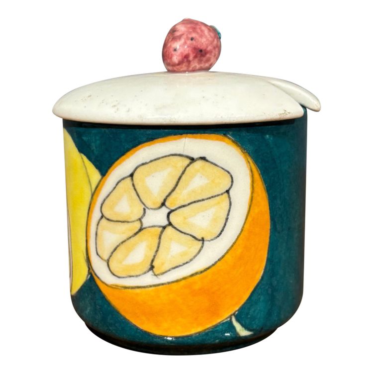 Ernestine Sugar Bowl Mid-Century Italian