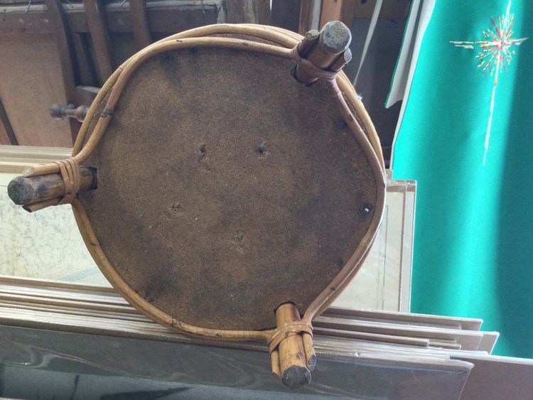 Bamboo work basket