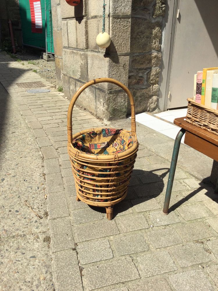 Bamboo work basket