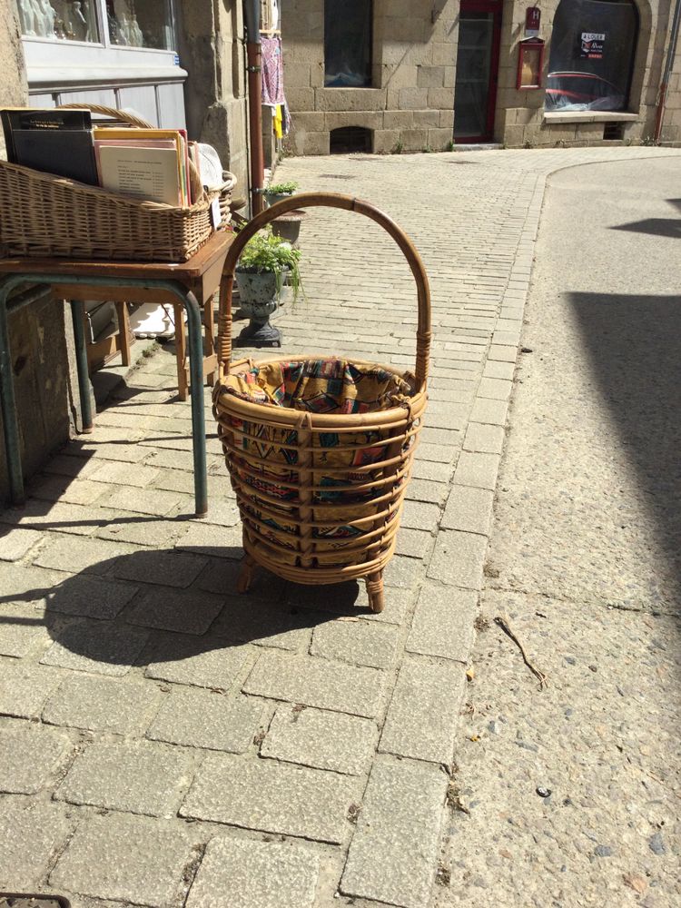 Bamboo work basket