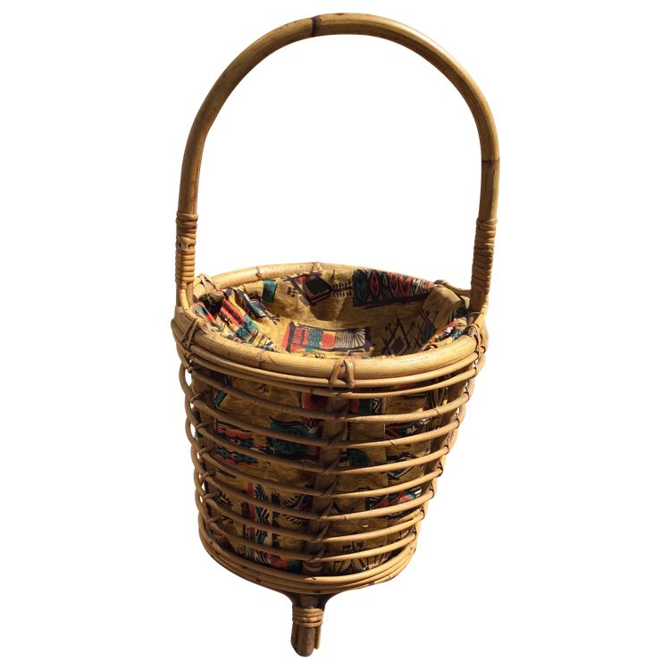 Bamboo work basket