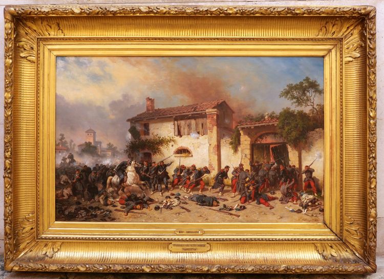 Hippolyte BELLANGÉ, Combattimento nelle strade di Magenta