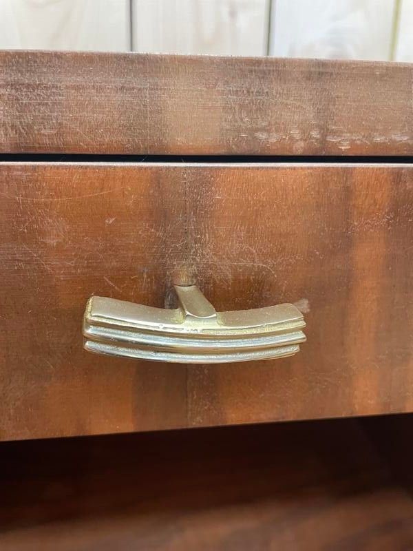 Coppia di tavoli chevet in stile art deco