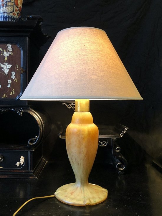 Glass Paste Lamp, 19th Century