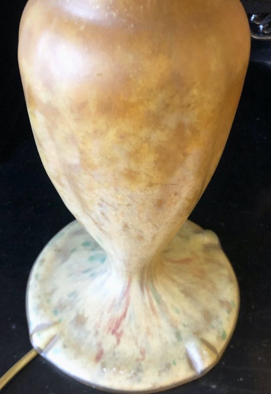 Glass Paste Lamp, 19th Century