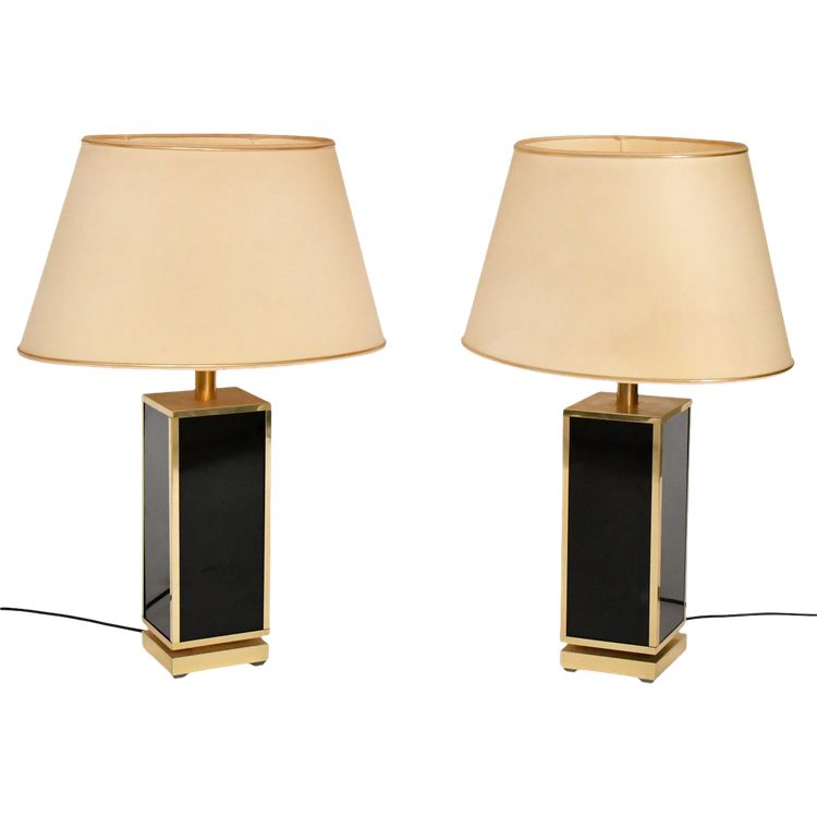 Paire de lampes de table vintage des années 1970 