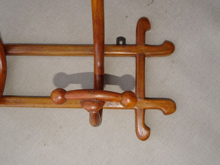 Appendiabiti da parete a 3 ganci in stile Art Nouveau, Thonet 1900