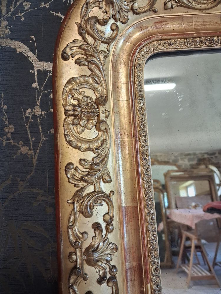 19th century mirror 173 x 120
