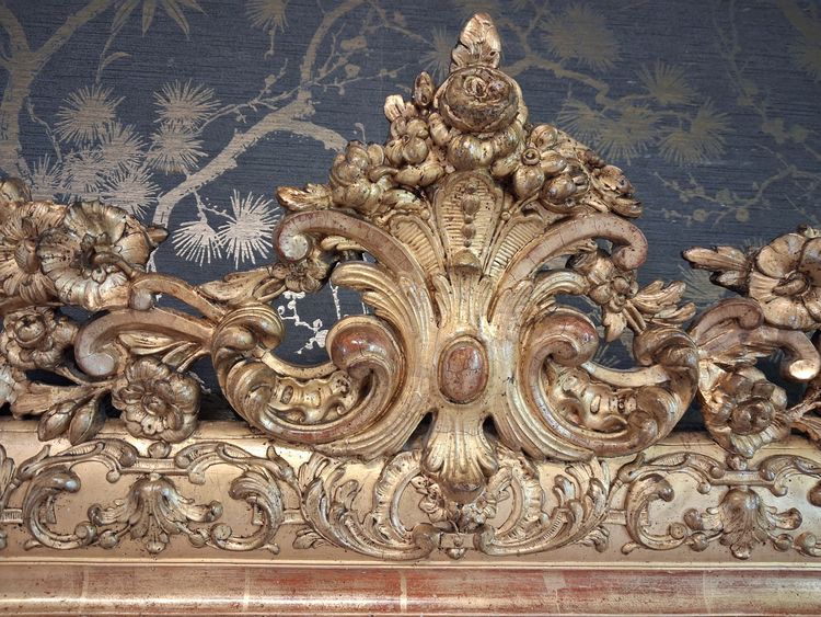 19th century mirror 173 x 120
