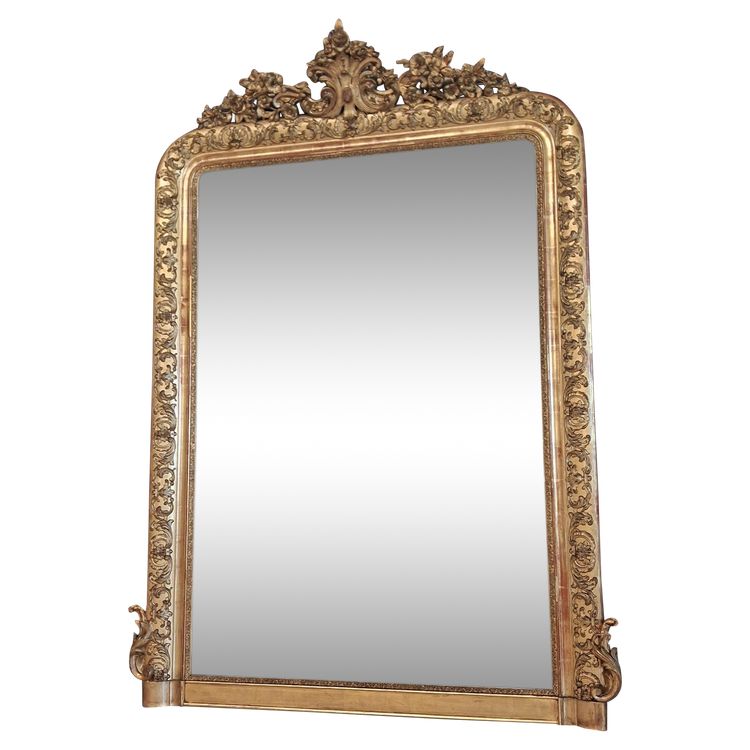 19th century mirror 173 x 120