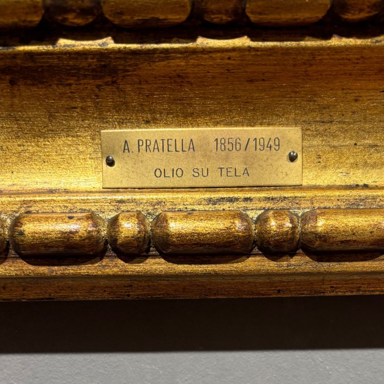 Dipinto su Tavola Attilio Pratella (1856-1949)