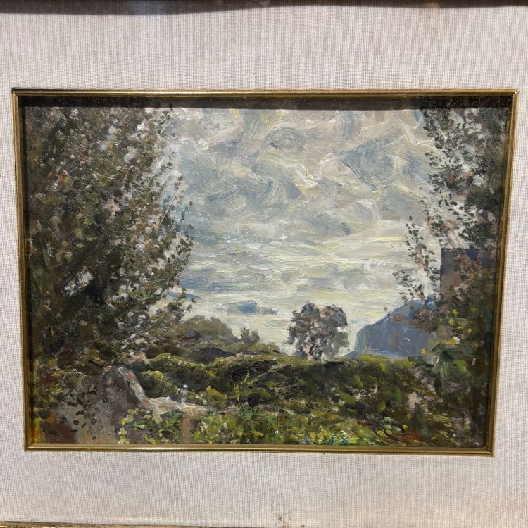 Dipinto su Tavola Attilio Pratella (1856-1949)
