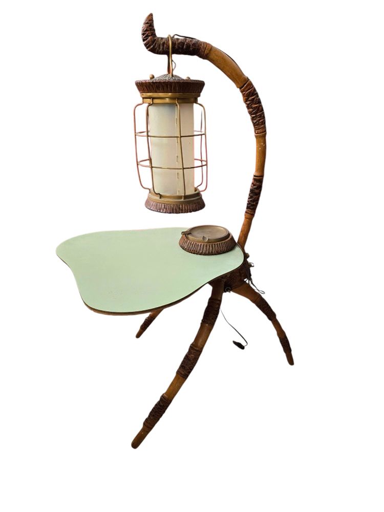 Table basse design lanterne Aldo Tura