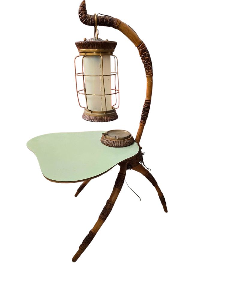 Table basse design lanterne Aldo Tura