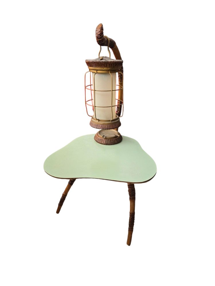 Table basse design lanterne Aldo Tura