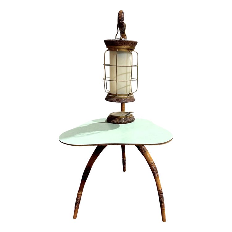 Table basse design lanterne Aldo Tura