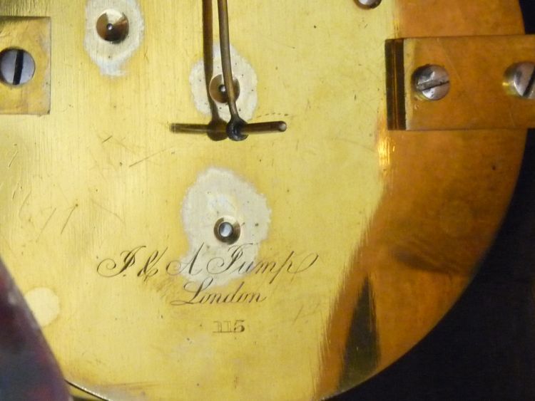 English clock by J & A Jump circa 1850