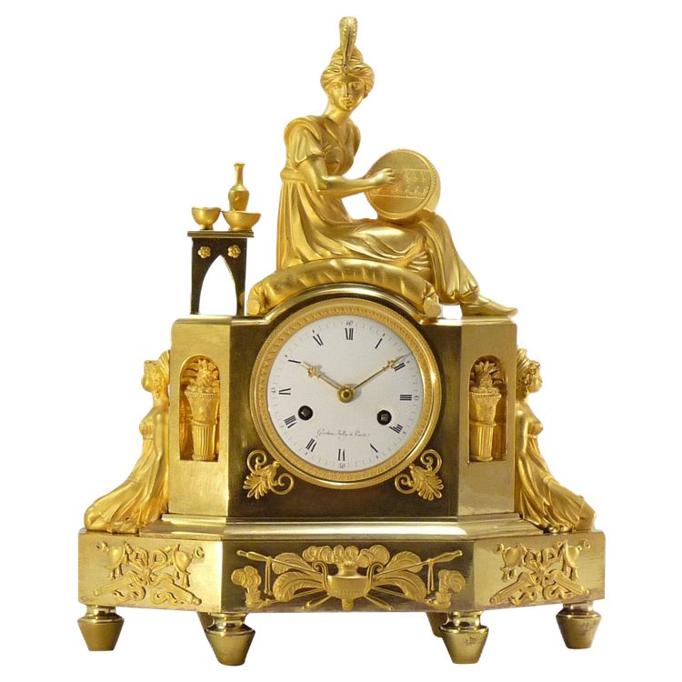 Empire clock in the Oriental style 