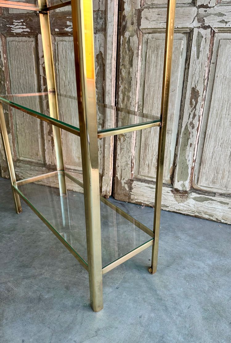 Designer shelf attributed to QUINET circa 1960