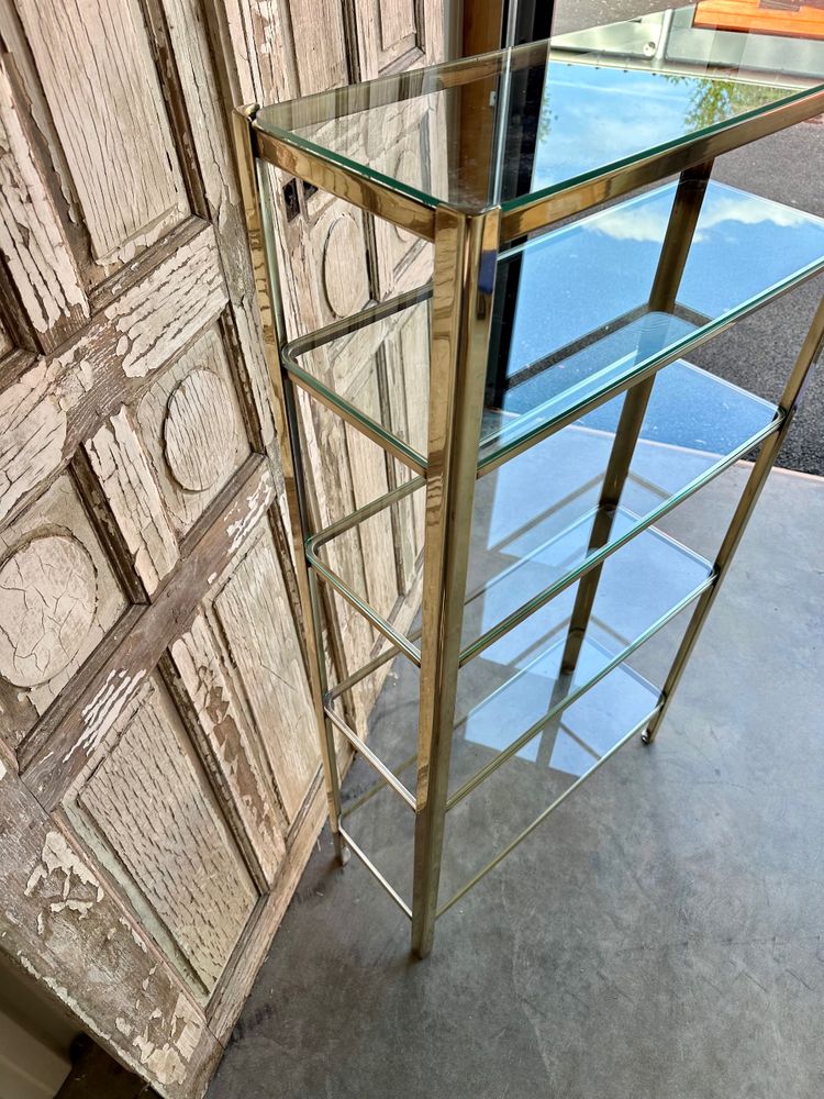 Designer shelf attributed to QUINET circa 1960