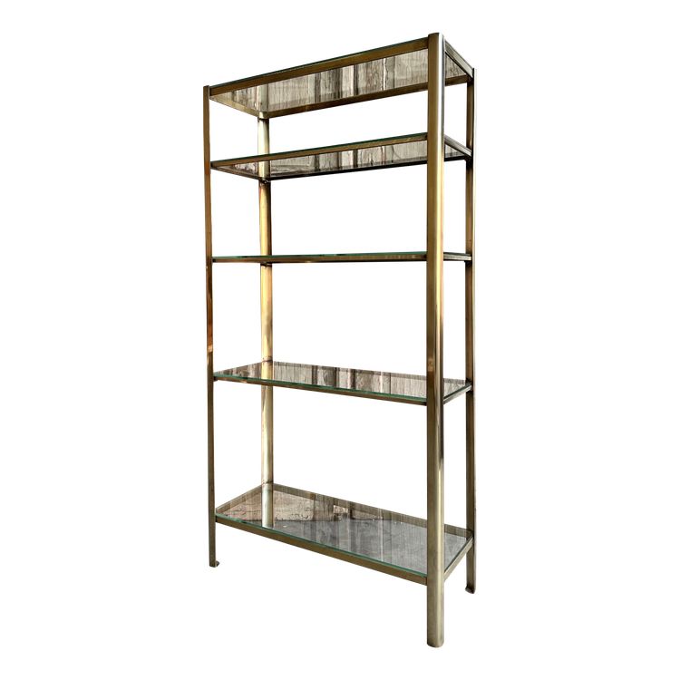 Designer shelf attributed to QUINET circa 1960