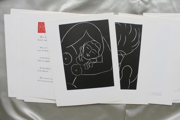 Henri Matisse Pasiphae exhibition catalog 22 linocut prints from 1987