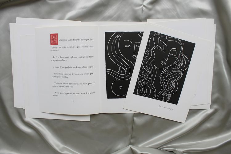 Henri Matisse Pasiphae exhibition catalog 22 linocut prints from 1987